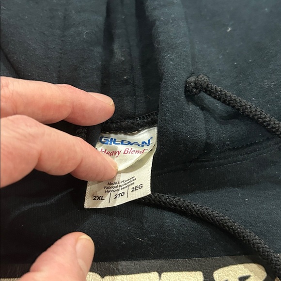 Vintage BEASTIE BOYS Black Heavy Blend Hoodie. - Picture 5 of 7